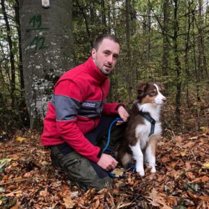 Rettungshunde-Team Timo und Emma, die austrlian shepherd Hündin