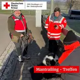 Mantrail Treffen 2025 Mantrail Team bei Versteckperson nach einer Suche