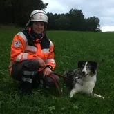 Maya und Manuela Rettungshundeteam im Einsatz