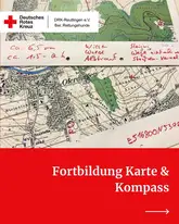 Eine Karte mit Informationen zur Ausbildung Karte und Kompass in der Rettungshundestaffel